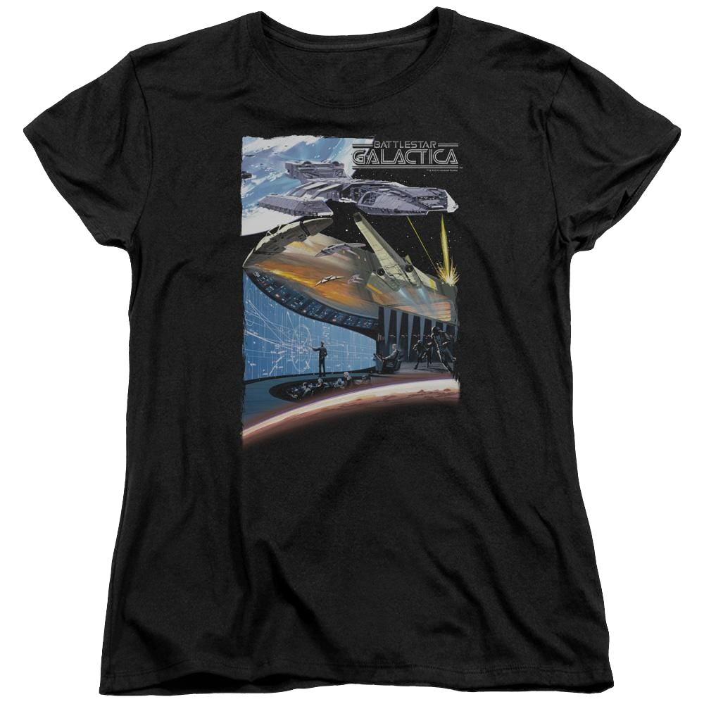 Battlestar Galactica Concept Art - Women's T-Shirt Women's T-Shirt Battlestar Galactica   