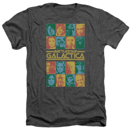 Battlestar Galactica 35th Anniversary Cast - Men's Heather T-Shirt Men's Heather T-Shirt Battlestar Galactica   