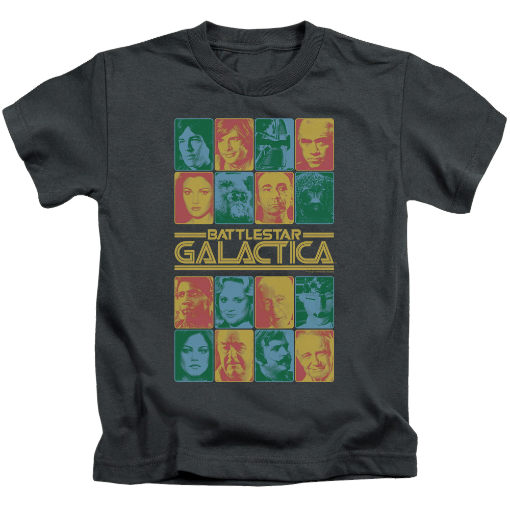 Battlestar Galactica (1978) 35Th Anniversary Cast - Kid's T-Shirt Kid's T-Shirt (Ages 4-7) Battlestar Galactica   