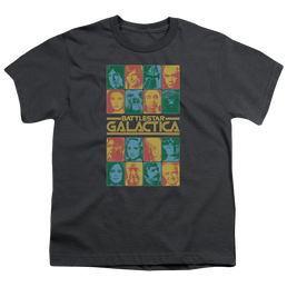 Battlestar Galactica (1978) 35Th Anniversary Cast - Youth T-Shirt Youth T-Shirt (Ages 8-12) Battlestar Galactica   