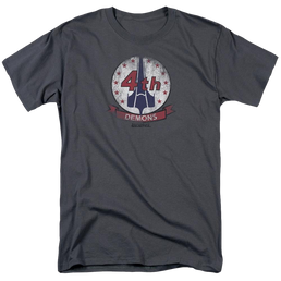 Battlestar Galactica Demons Badge - Men's Regular Fit T-Shirt Men's Regular Fit T-Shirt Battlestar Galactica   