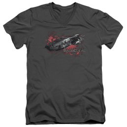 Battlestar Galactica Galactica - Men's V-Neck T-Shirt Men's V-Neck T-Shirt Battlestar Galactica   