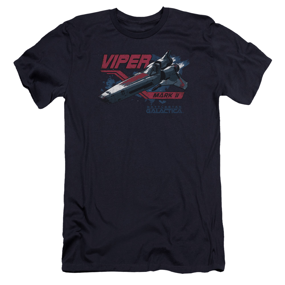 Battlestar Galactica Viper Mark Ii - Men's Premium Slim Fit T-Shirt Men's Premium Slim Fit T-Shirt Battlestar Galactica   