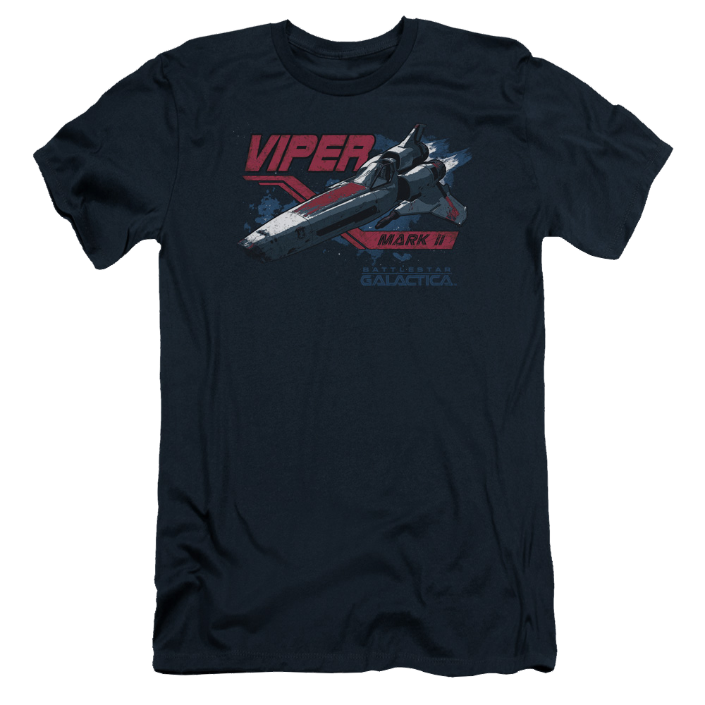 Battlestar Galactica Viper Mark Ii - Men's Slim Fit T-Shirt Men's Slim Fit T-Shirt Battlestar Galactica   