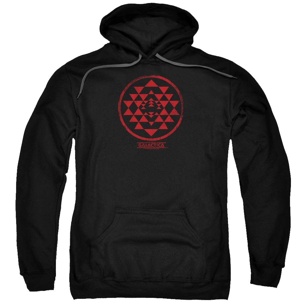 Battlestar Galactica Red Squadron Patch - Pullover Hoodie Pullover Hoodie Battlestar Galactica   