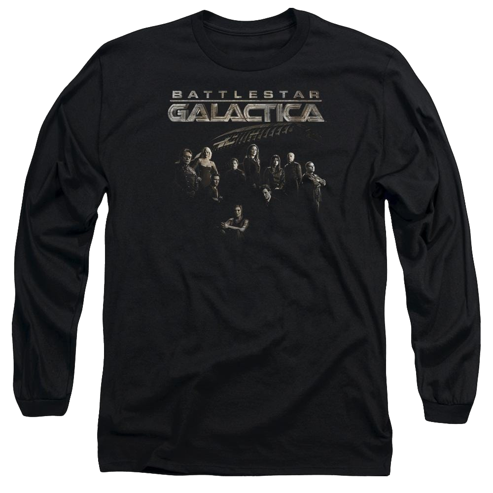 Battlestar Galactica Battle Cast - Men's Long Sleeve T-Shirt Men's Long Sleeve T-Shirt Battlestar Galactica   