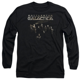 Battlestar Galactica Battle Cast - Men's Long Sleeve T-Shirt Men's Long Sleeve T-Shirt Battlestar Galactica   