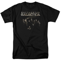 Battlestar Galactica Battle Cast - Men's Regular Fit T-Shirt Men's Regular Fit T-Shirt Battlestar Galactica   