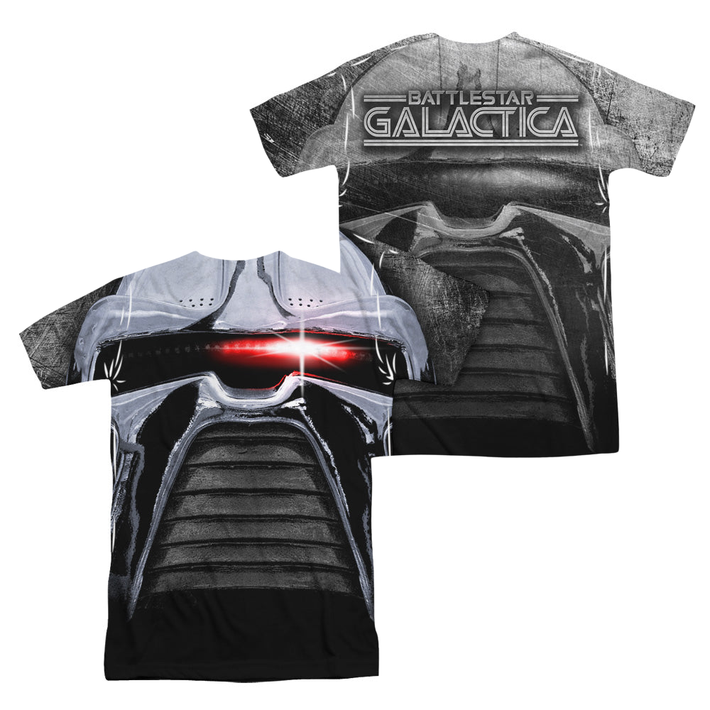 Battlestar Galactica (1978) Bsg(Classic) Cylon Stare (Front Back Print) - Men's All-Over Print T-Shirt Men's All-Over Print T-Shirt Battlestar Galactica   