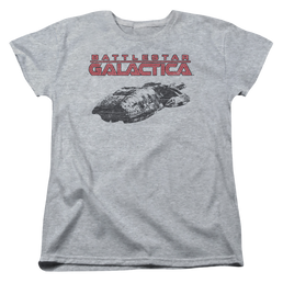 Battlestar Galactica Ship Logo - Women's T-Shirt Women's T-Shirt Battlestar Galactica   