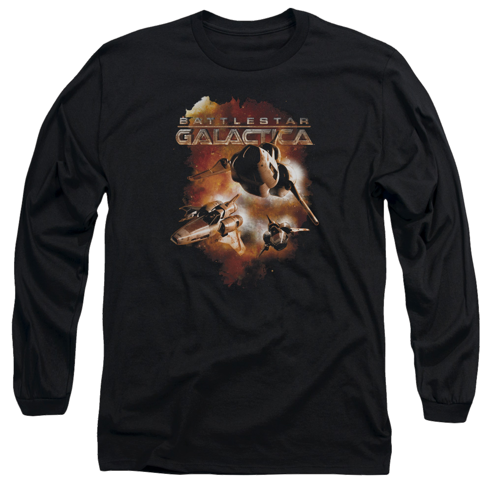 Battlestar Galactica Vipers Stretch - Men's Long Sleeve T-Shirt Men's Long Sleeve T-Shirt Battlestar Galactica   