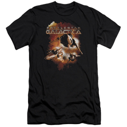 Battlestar Galactica Vipers Stretch - Men's Premium Slim Fit T-Shirt Men's Premium Slim Fit T-Shirt Battlestar Galactica   