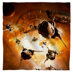 Bsg (new) - Dog Fight - Bandana Bandanas Battlestar Galactica   