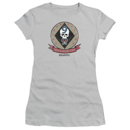 Battlestar Galactica Headhunters Badge - Juniors T-Shirt Juniors T-Shirt Battlestar Galactica   