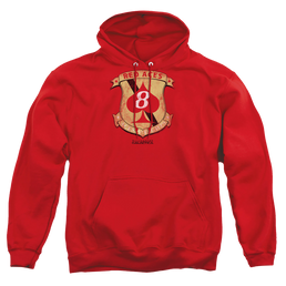 Battlestar Galactica Red Aces Badge - Pullover Hoodie Pullover Hoodie Battlestar Galactica   