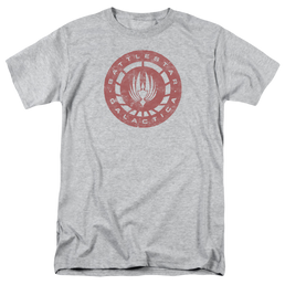 Battlestar Galactica Eroded Logo - Men's Regular Fit T-Shirt Men's Regular Fit T-Shirt Battlestar Galactica   