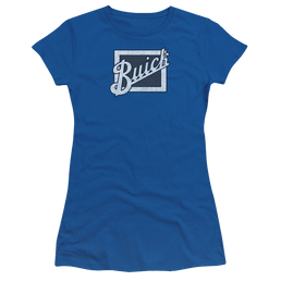 Buick Distressed Emblem - Juniors T-Shirt Juniors T-Shirt Buick   