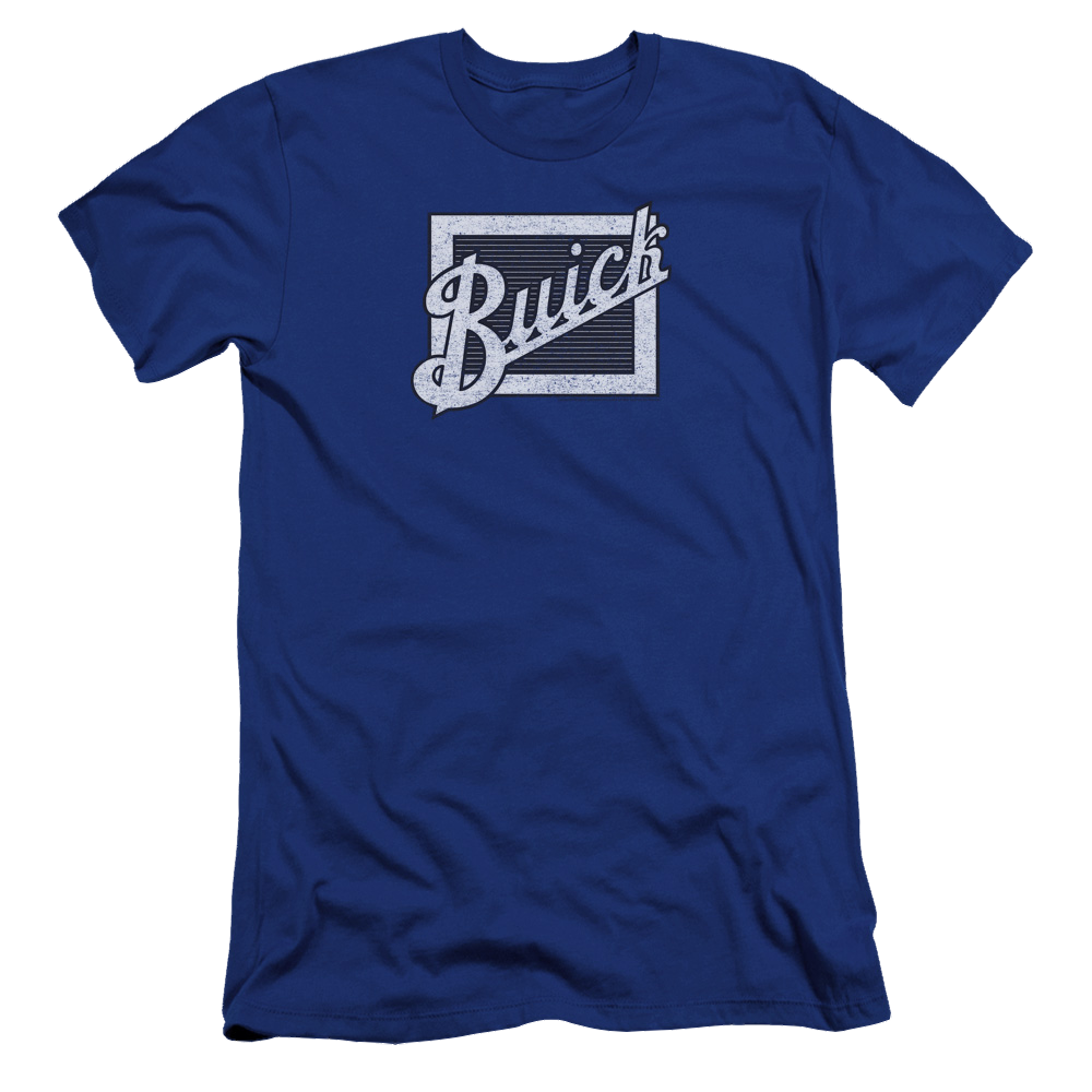 Buick Distressed Emblem - Men's Premium Slim Fit T-Shirt Men's Premium Slim Fit T-Shirt Buick   