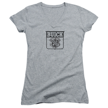 Buick 1946 Emblem - Juniors V-Neck T-Shirt Juniors V-Neck T-Shirt Buick   