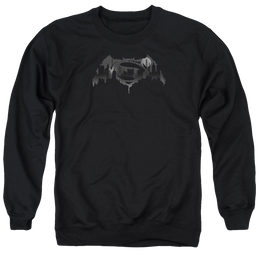 Batman v Superman Cityscape Logo - Men's Crewneck Sweatshirt Men's Crewneck Sweatshirt Batman   