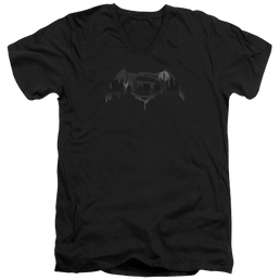 Batman v Superman Cityscape Logo - Men's V-Neck T-Shirt Men's V-Neck T-Shirt Batman   