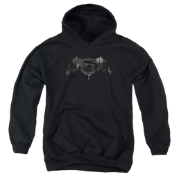 Batman v Superman Cityscape Logo - Youth Hoodie Youth Hoodie (Ages 8-12) Batman   