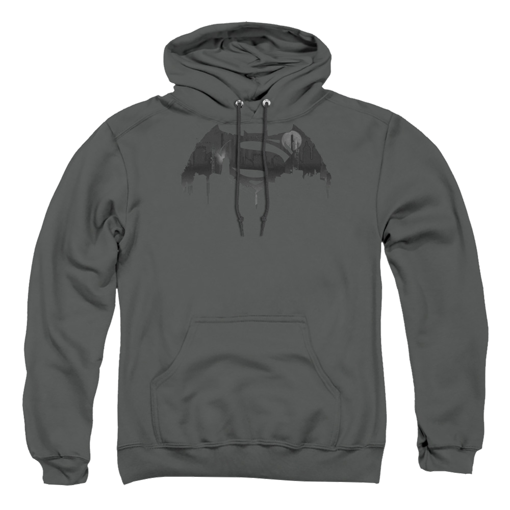 Batman v Superman Cityscape Logo - Pullover Hoodie Pullover Hoodie Batman   