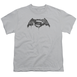 Batman v Superman Cityscape Logo - Youth T-Shirt Youth T-Shirt (Ages 8-12) Batman   