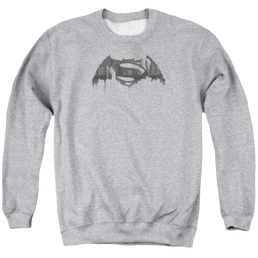Batman v Superman Cityscape Logo - Men's Crewneck Sweatshirt Men's Crewneck Sweatshirt Batman   