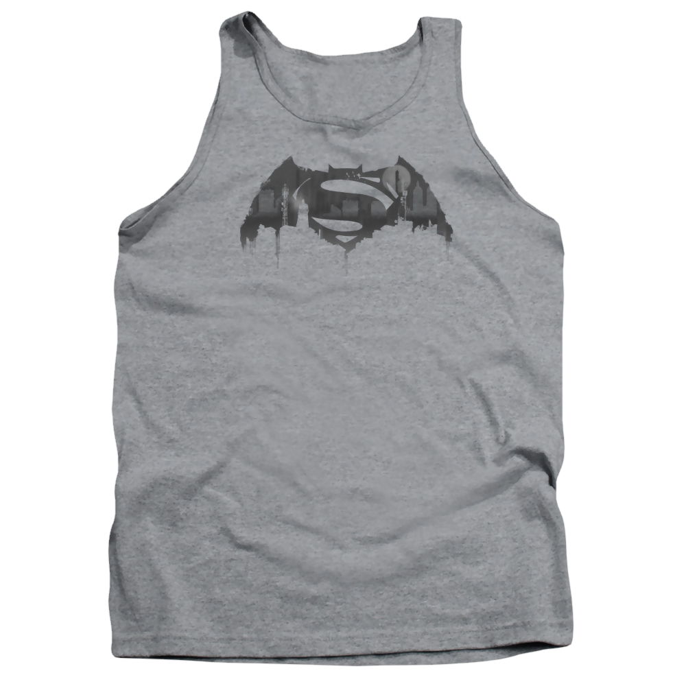 Batman v Superman Cityscape Logo - Men's Tank Top Men's Tank Batman   