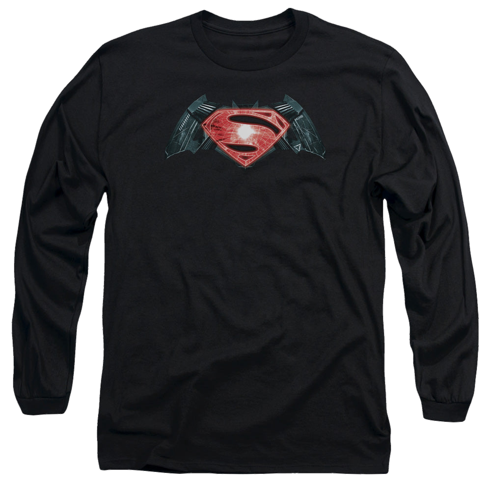 Batman v Superman Industrial Logo - Men's Long Sleeve T-Shirt Men's Long Sleeve T-Shirt Batman   