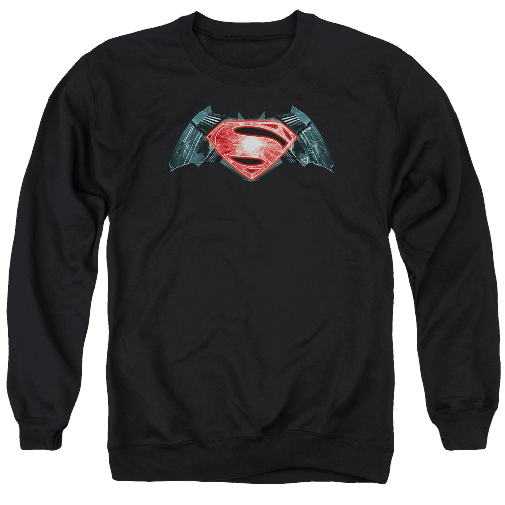 Batman v Superman Industrial Logo - Men's Crewneck Sweatshirt Men's Crewneck Sweatshirt Batman   