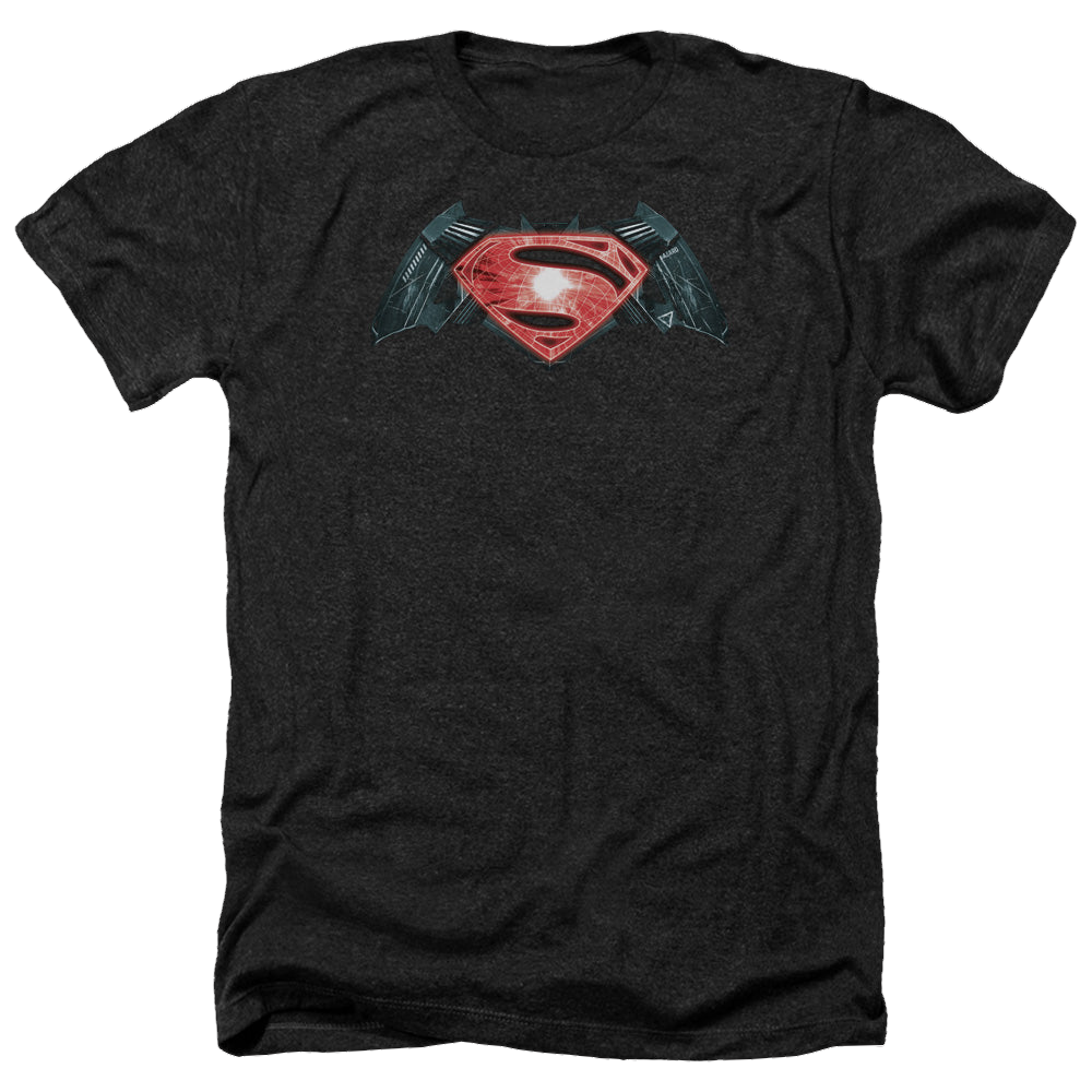Batman v Superman Industrial Logo - Men's Heather T-Shirt Men's Heather T-Shirt Batman   