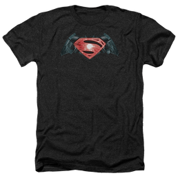 Batman v Superman Industrial Logo - Men's Heather T-Shirt Men's Heather T-Shirt Batman   