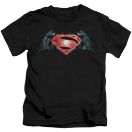 Batman v Superman Industrial Logo - Kid's T-Shirt Kid's T-Shirt (Ages 4-7) Batman   