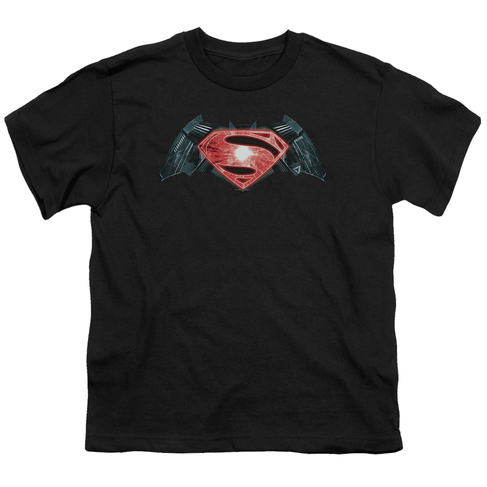 Batman v Superman Industrial Logo - Youth T-Shirt Youth T-Shirt (Ages 8-12) Batman   
