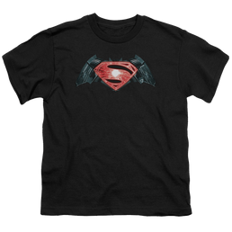 Batman v Superman Industrial Logo - Youth T-Shirt Youth T-Shirt (Ages 8-12) Batman   