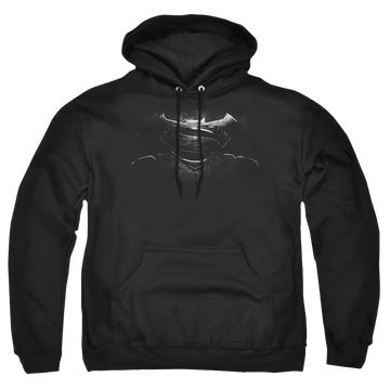 Batman v Superman Bw Logo - Pullover Hoodie Pullover Hoodie Batman   