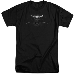 Batman v Superman Bw Logo - Men's Tall Fit T-Shirt Men's Tall Fit T-Shirt Batman   
