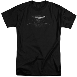 Batman v Superman Bw Logo - Men's Tall Fit T-Shirt Men's Tall Fit T-Shirt Batman   