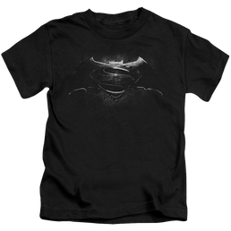 Batman v Superman Bw Logo - Kid's T-Shirt Kid's T-Shirt (Ages 4-7) Batman   