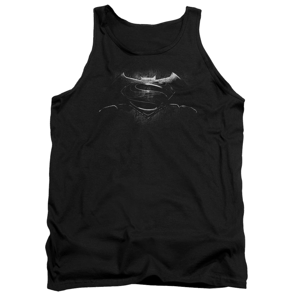 Batman v Superman Bw Logo - Men's Tank Top Men's Tank Batman   