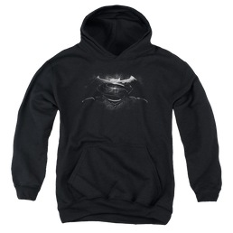 Batman v Superman Bw Logo - Youth Hoodie Youth Hoodie (Ages 8-12) Batman   