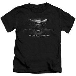 Batman v Superman Bw Logo - Kid's T-Shirt Kid's T-Shirt (Ages 4-7) Batman   