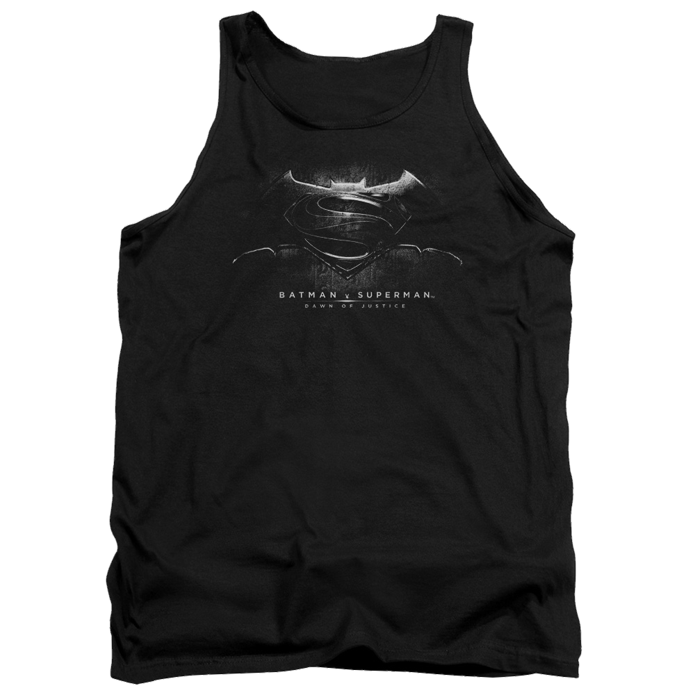 Batman v Superman Bw Logo - Men's Tank Top Men's Tank Batman   