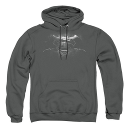 Batman v Superman Bw Logo - Pullover Hoodie Pullover Hoodie Batman   