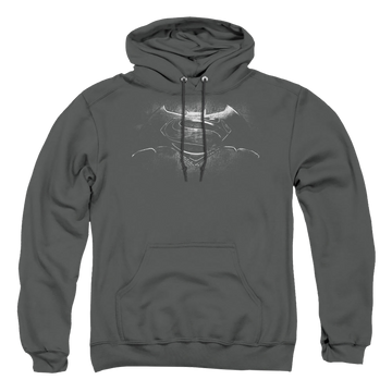 Batman v Superman Bw Logo - Pullover Hoodie Pullover Hoodie Batman   