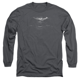 Batman v Superman Bw Logo - Men's Long Sleeve T-Shirt Men's Long Sleeve T-Shirt Batman   