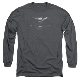 Batman v Superman Bw Logo - Men's Long Sleeve T-Shirt Men's Long Sleeve T-Shirt Batman   