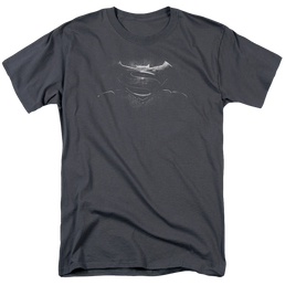 Batman v Superman Bw Logo - Men's Regular Fit T-Shirt Men's Regular Fit T-Shirt Batman   